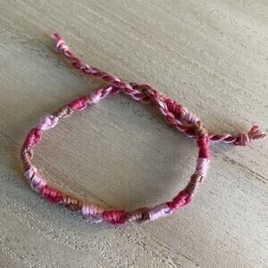 Lane Bracelet, anklet, trendy, comfortable, tie, embroidery thread, woven, gift,